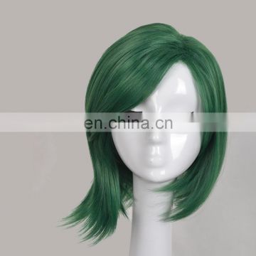 MPW-0001 carnival halloween women Short green bob party wig