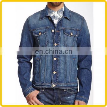 new design cheap blue jean jacket man