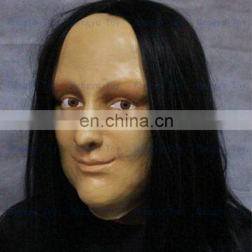 Leonardo da Vinci 's most celebrated paintings Adult size realistic Mona Lisa Mask