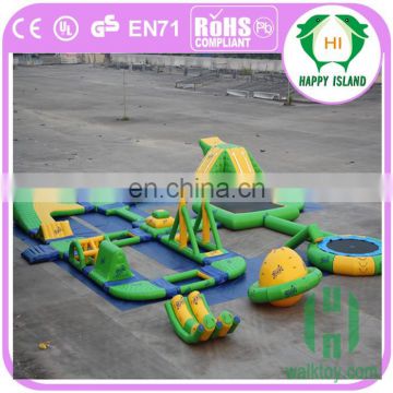 HI hot sale!! jumping water park for adult, giant floating inflatable water park for sale