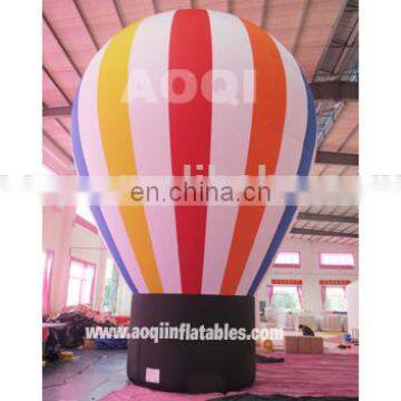 2015 AOQI giant advertising inflatable ground balloon for trade show