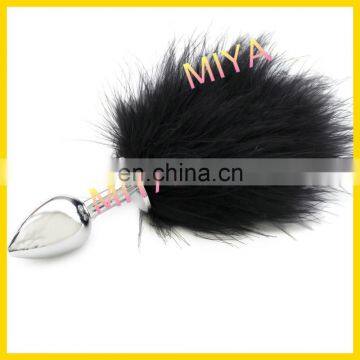 Anal Sex Toys Feather Tail Butt Plug photo-2