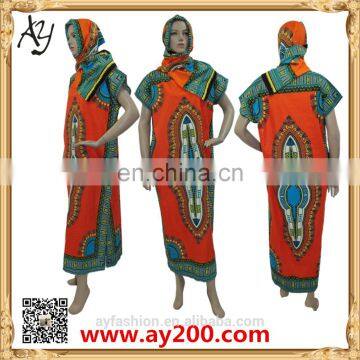 African Print Dashiki dresses - The Asabi Dress, 100% Holland cotton Wholesale african dresses