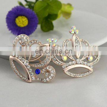 wholesale silver crown brooch