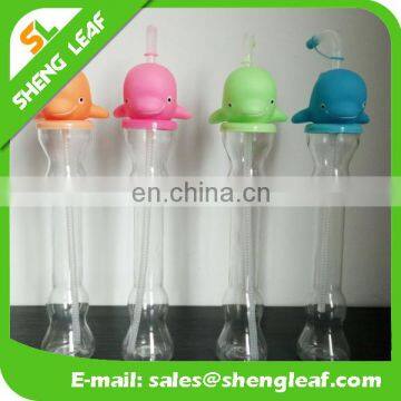 Doplhin Custom Design Logo Printing Juice Drink Bottle for kids