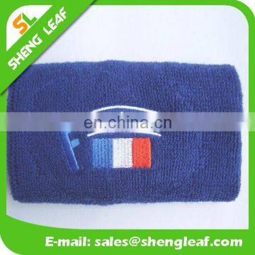 Brand name embroidery custom cheap print sweatbands