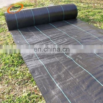 ground cover heavy pp woven weed barrier, plastic mulch weed block