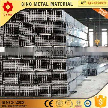 tianjin gi square pipe hollow section steel gi pipe rectangular galvanized steel pipes