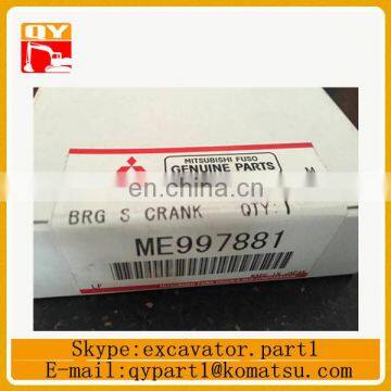excavator 4M40 engine crankshaft bearing ME997881 for sale