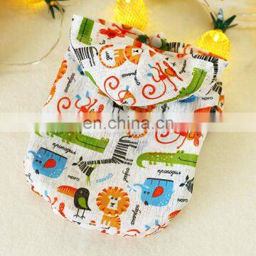 Питомцевые одеяла для маленьких собак, кошек и щенков. Легкие и прохладные, милые капюшоны с граффити, маленькие халаты. Одежда для домашних животных photo-6