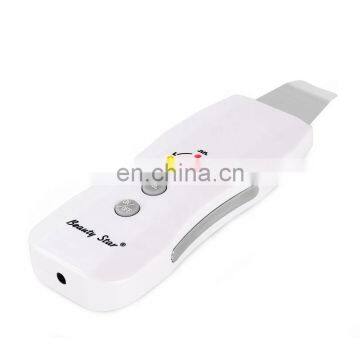 2018 Deep Clean Facial Skin Scraper Electric Ultrasonic Skin Scrubber for Beauty Whitening Facial Machine