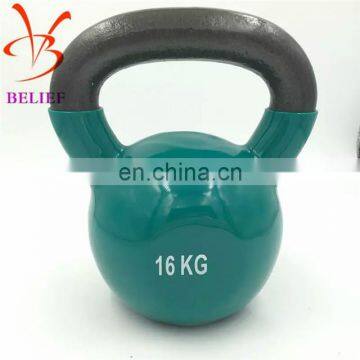 Factory Wholesale Colored Vinyl Rubber Coated Kettlebell photo-2