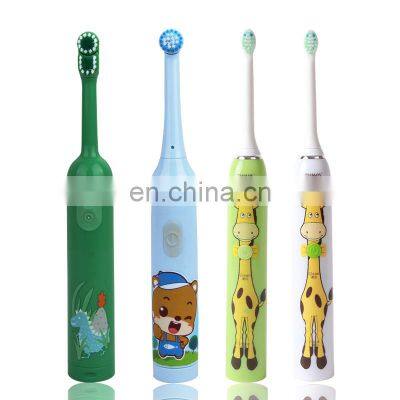 Custom sonic children oral clean power toothbrush small wireless kids animal electric toothbrush