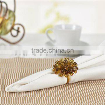 New design laser cut paper material Eco-friendly napkin rings