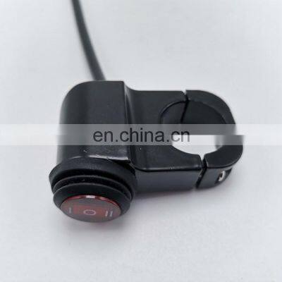China Made 12V Aluminum + Copper Wire Double Flashing Headlight YXRZ-S3 Third Gear Red Waterproof Switch photo-3