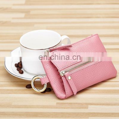 Practical New Car Key Case Car Key Case Cover For Bag Small Change Wallet Wholesale Multifunctional Carbon Fiber