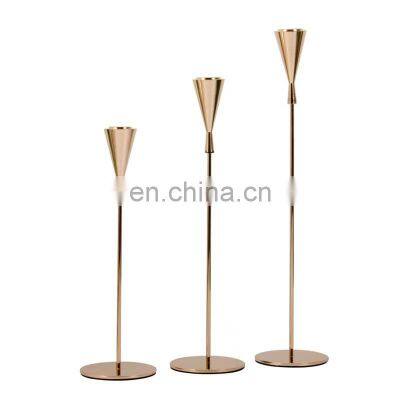 European style dinner furnishings western metal candlestick table furnishings modern luxury candlelight candle holder