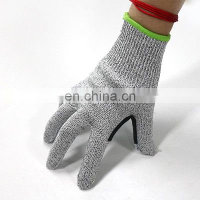 Custom working safety cut gloves for hand protection with reinforced crotch