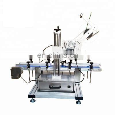 YTK-160 Automatic Lighter Table Top Surface Flat Square Bottle Labeling Machine
