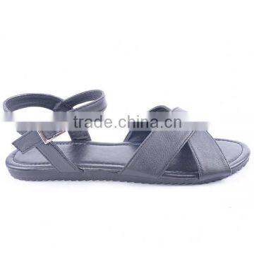 Simple Style Cheap Summer Wholesale Asian Womens Flat Fancy Buckled up Sandals photo-2