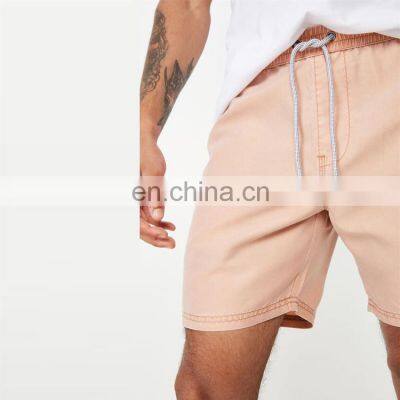 Men Gym Elastic Waist Polyester Shorts photo-3