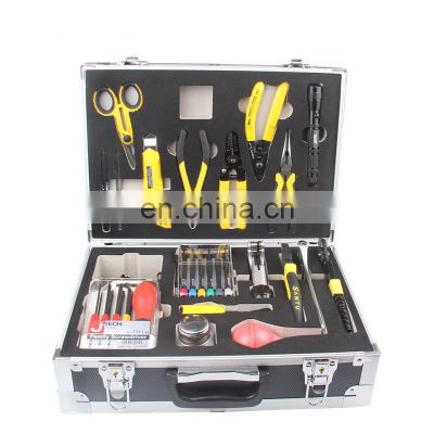 MT-8416 FTTH hand tool sets Wire stripping tool Fiber Optic Toolkit Coaxial crimping tool set Box Fiber Optic Toolkit