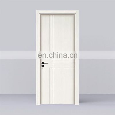 Commercial swing modern white color wood room house hotel apartment door designs interior solid core doors