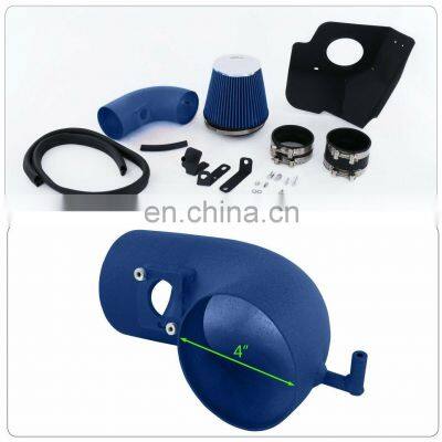 AOSU Blue Cold Air Intake For 09-15 Cts-V V8 6.2L Aluminum Pipe With Heat Shield Kit