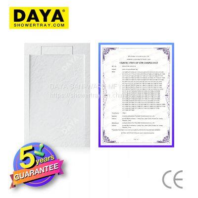 Toilet Shower Pan Cloakroom Bathroom Shower Tray Stone photo-3