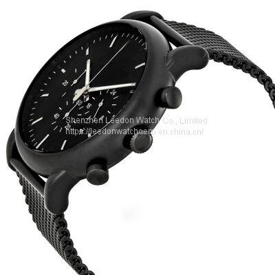 Black Chronograph Watch