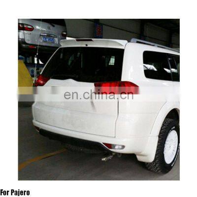 ABS Primer Painted Back Roof Spoiler For Pajero Rear spoiler