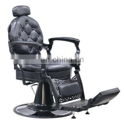 Antique Massage Barber Chair Durable Portable Pink Synthetic Leather Salon Furniture for Sale