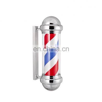 Factory outdoor rotating barber shop LED Sign pole light