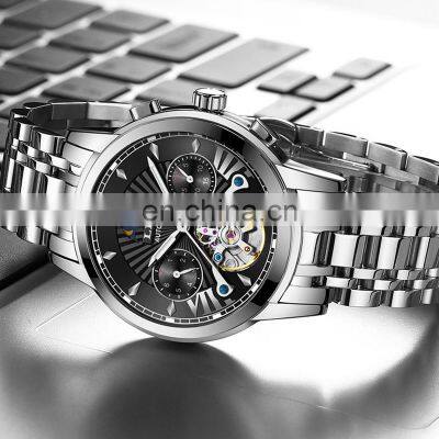 Lige 9968 Reloj Mescanico Automatic Mechanical Watch Waterproof Luxury Tourbillon Men Wristwatches photo-3