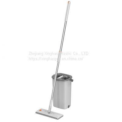 Household Hand Free 360 Easy Use Floor Cleaner Flat Squeeze Mop With Bucket Self-Cleaning Mop photo-3