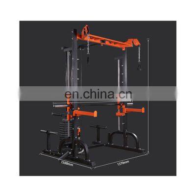 High Quality Functional Trainer Gym Steel Power Rack Commercial Smith Machine