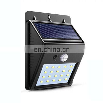 Solar Garden Wall Lamp Outdoor LED Solar Motion Sensor Fence Garage Patio Pathway Walkway Light for Security Lighting