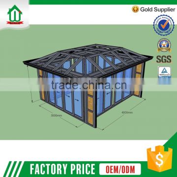 Hotsale Newest Design Foshan Wanjia Customized Glass Garden House