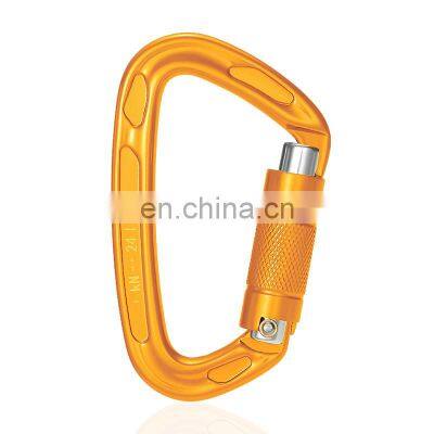 JRSGS Heavy Duty Climbing Carabiner 24kN Light Weight Auto Locking Carabiner Clips for Rock/Ice Climbing Rappelling Rescue