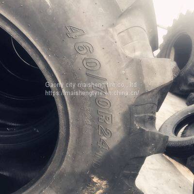 Xuzhou 460/70R24 500/70R24 540/70R24 vacuum tire two busy project