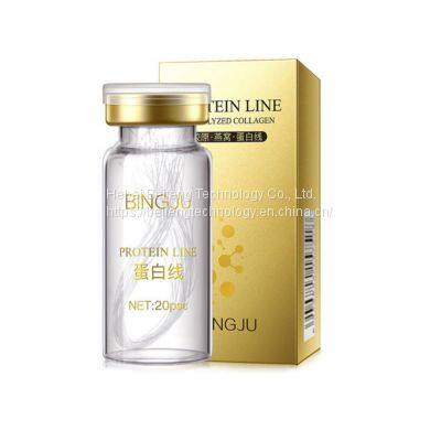 2022 Absorbable Anti-aging Gold Protein Peptide Carving Line Facial Collagen Thread Lift Remove Wrinkles Face Lift