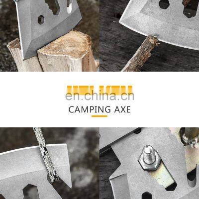 Field Multi-tool Axe Knife High Quality Tactical Axe Solid Wood Handle With Hexagonal Hook Rope Factory Direct Sales photo-5