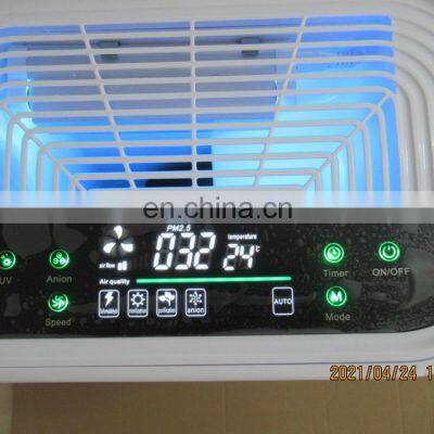 Automatic Sterilizing And Odor Removal Air Purifier Hepa Filter Ionization Necklace With UV-C Light Plasma Air Purifier photo-3