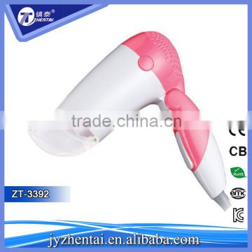 ZT-3392 Hair Dryer Dual Voltage and Flodable Traveling Hair Dryer