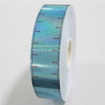 factory customized hot stamp foil cigarette tipping paper for cigarette packing