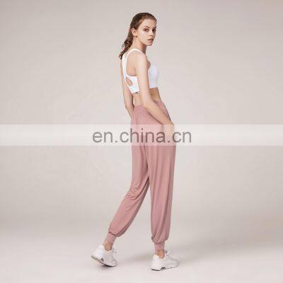 Quick-Drying Loose Cotton Women's Jogger Pants Harem Style Running Fitness Yoga Pants With Pocket photo-4