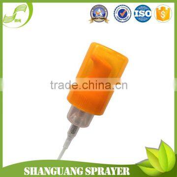 Plastic bottle use foam pump with dust cap