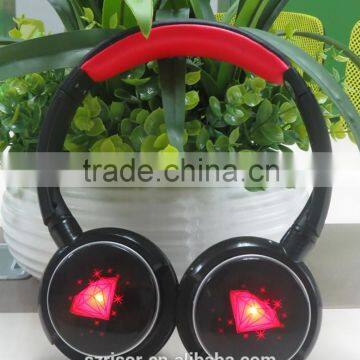 High Quality Wireless Bluetooth Headset Headphone Earphone With Flash Light