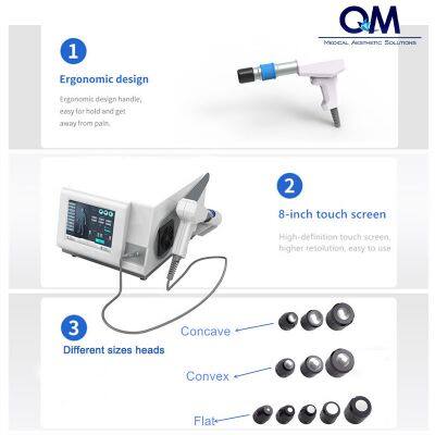 QM-SW9+  Portable Multi-Function Health Care Shockwave Therapy Machine Household Massage Machine