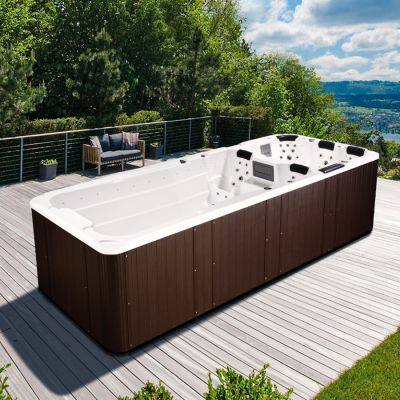 Hottub Factory Indoor Swimming Pool Spa Outdoor Swim Spa with Step